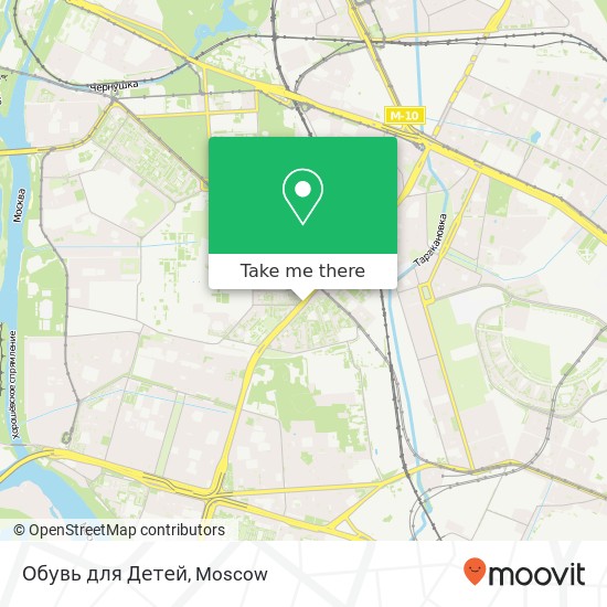 Обувь для Детей, улица Народного Ополчения Москва 123298 map