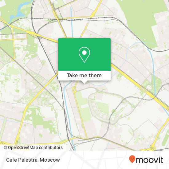 Cafe Palestra, Москва 125252 map