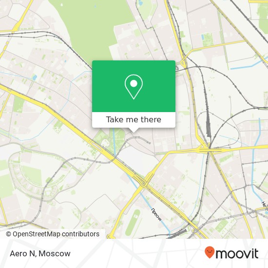 Aero N, Москва 127083 map