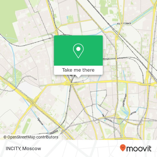 INCITY, Москва 127018 map