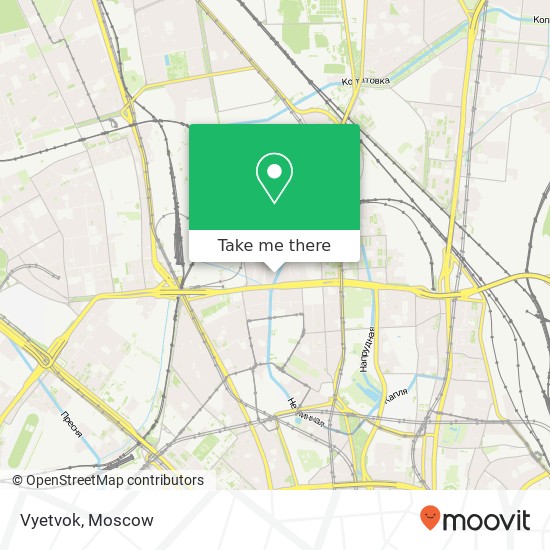 Vyetvok, улица Сущёвский Вал Москва 127018 map