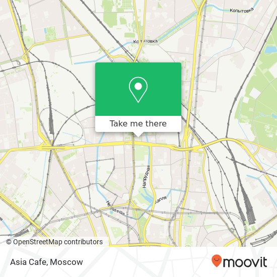 Asia Cafe, Москва 129594 map