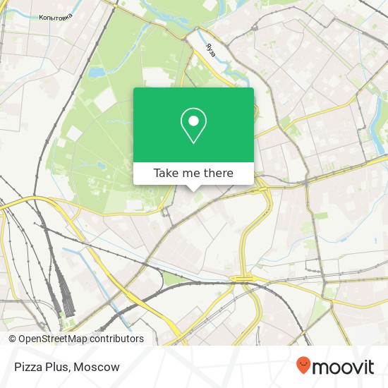 Pizza Plus, Большая Остроумовская улица Москва 107014 map