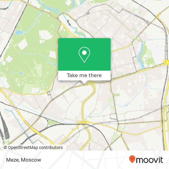 Meze, улица Стромынка, 23 Москва 107076 map