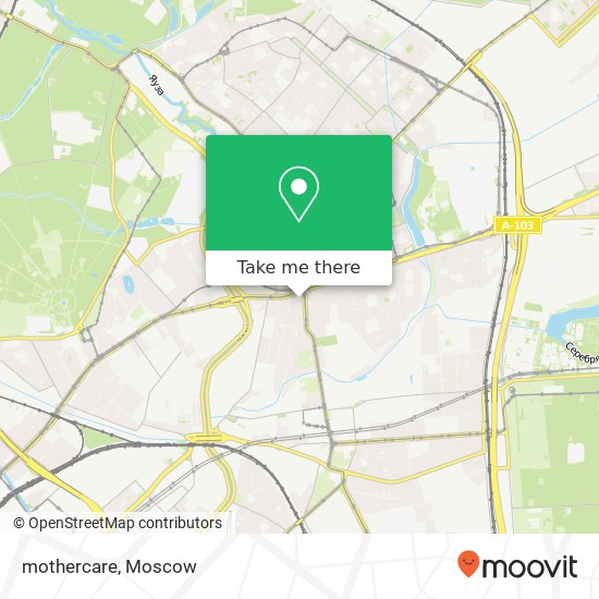 mothercare, Преображенская площадь, 8 Москва 107061 map