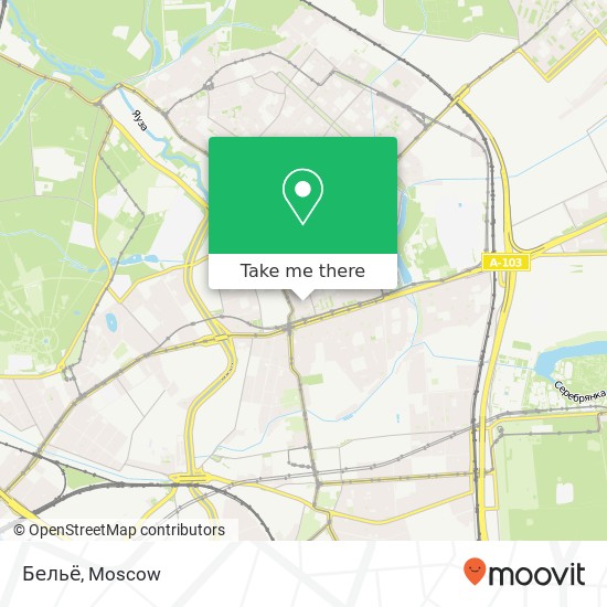 Бельё, Москва 107061 map