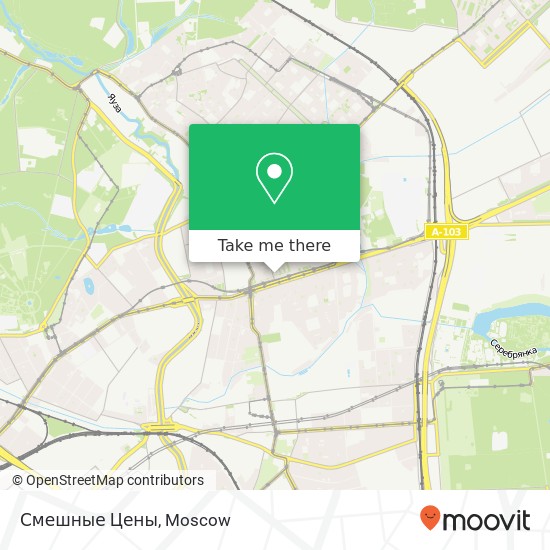 Смешные Цены, Москва 107061 map