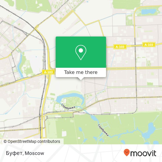 Буфет, Москва 105037 map