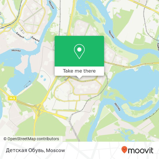 Детская Обувь, Таллинская улица Москва 123458 map