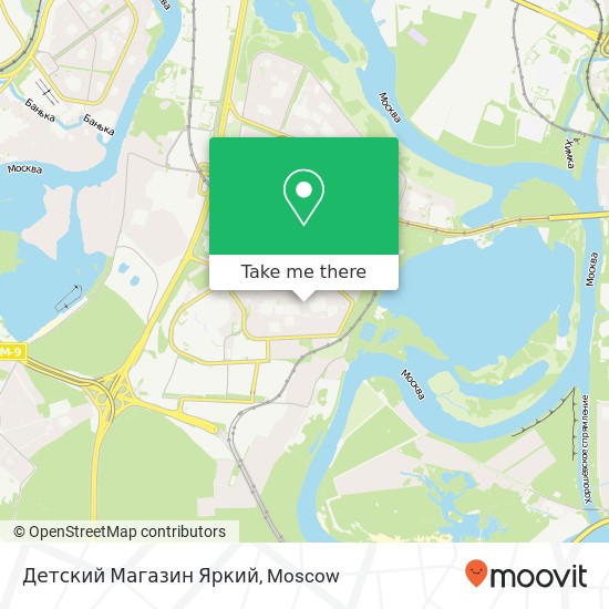 Детский Магазин Яркий, Таллинская улица Москва 123458 map