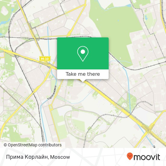 Прима Корлайн, Ленинградский проспект Москва 125167 map
