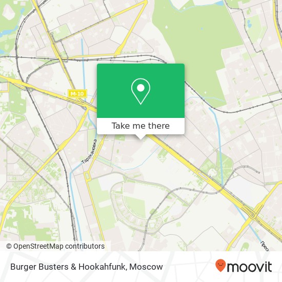 Burger Busters & Hookahfunk, улица Викторенко Москва 125167 map