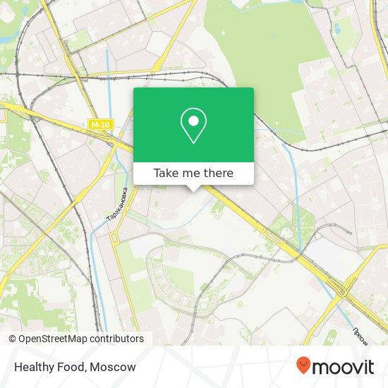 Healthy Food, Москва 125167 map