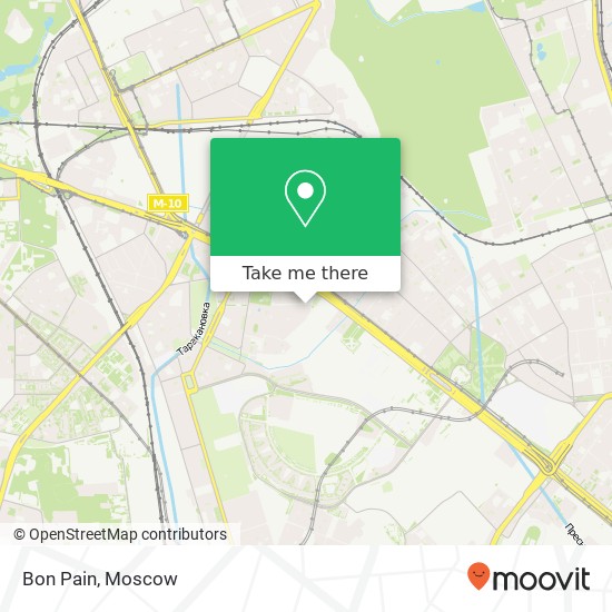 Bon Pain, улица Викторенко Москва 125167 map