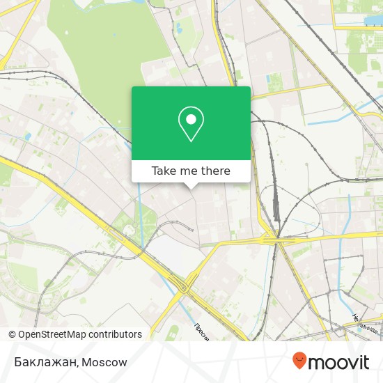 Баклажан, Москва 127287 map