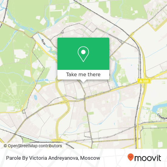 Parole By Victoria Andreyanova, Краснобогатырская улица Москва 107076 map