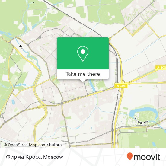 Фирма Кросс, Москва 107392 map