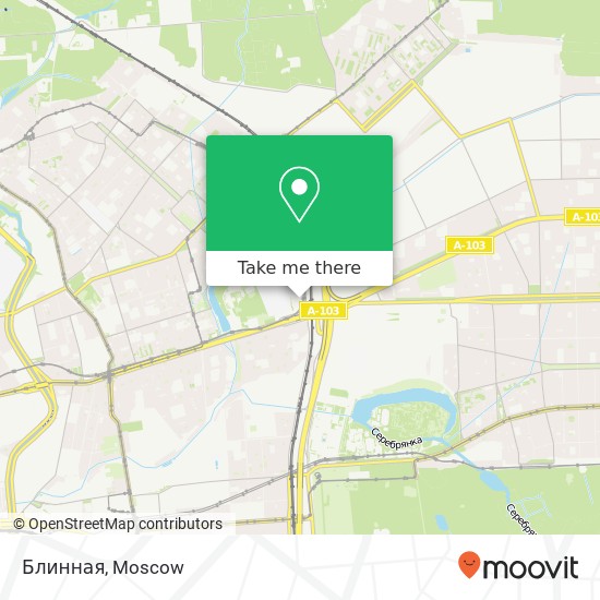 Блинная, Москва 107553 map