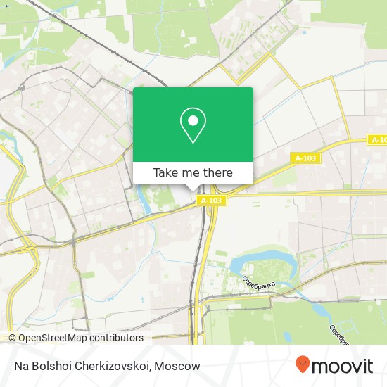 Na Bolshoi Cherkizovskoi, Большая Черкизовская улица Москва 107553 map