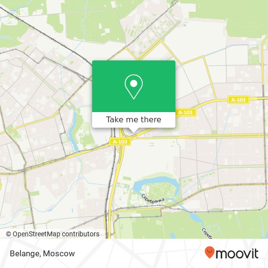 Belange, Москва 105122 map