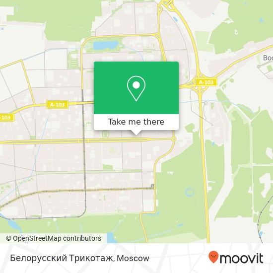 Белорусский Трикотаж, Сиреневый бульвар Москва 105484 map