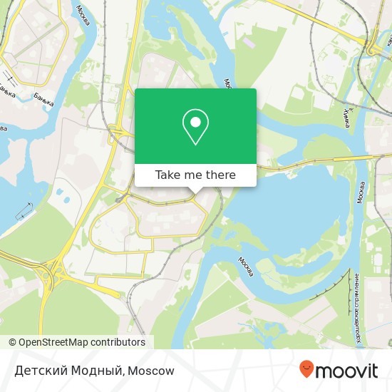 Детский Модный, Москва 123458 map