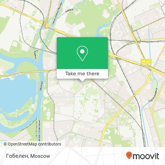 Гобелен, Москва 123098 map