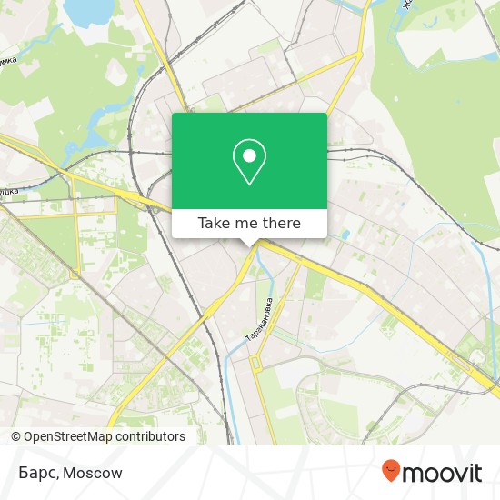 Барс, Москва 125057 map