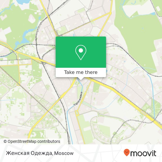 Женская Одежда, Москва 125057 map