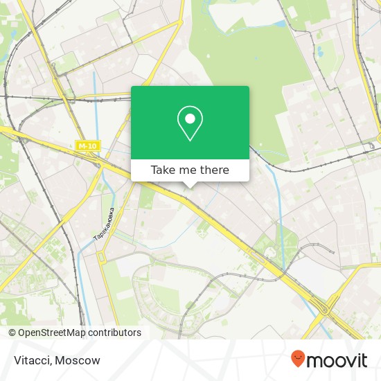 Vitacci, площадь Эрнста Тельмана Москва 125167 map