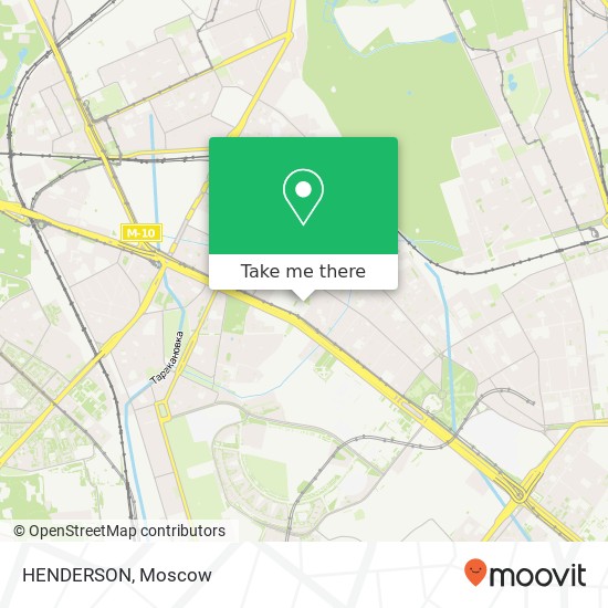 HENDERSON, Ленинградский проспект, 62A Москва 125167 map