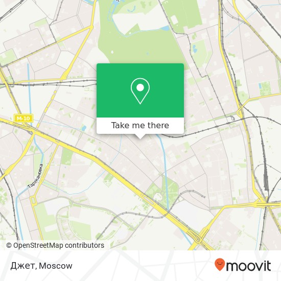 Джет, Москва 125319 map