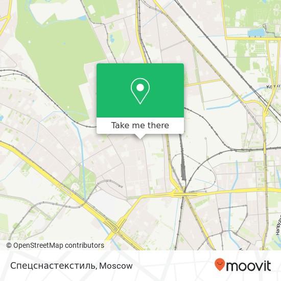 Спецснастекстиль, Москва 127287 map