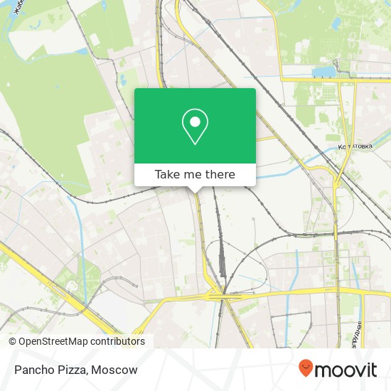 Pancho Pizza, Бутырская улица Москва 127015 map