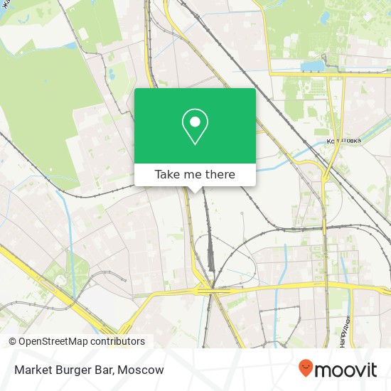 Market Burger Bar, Москва 127015 map