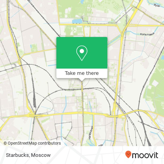 Starbucks, Шереметьевская улица Москва 129594 map