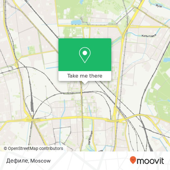 Дефиле, Москва 129594 map