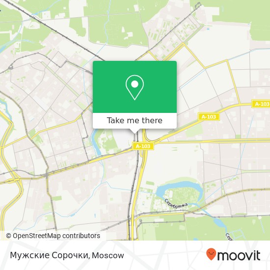 Мужские Сорочки, Окружной проезд Москва 107553 map