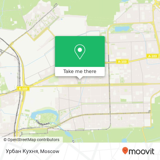 Урбан Кухня, Москва 105425 map