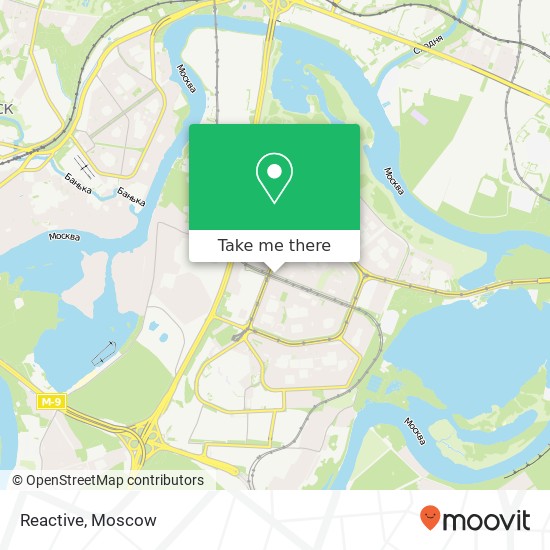 Reactive, Строгинский бульвар Москва 123592 map