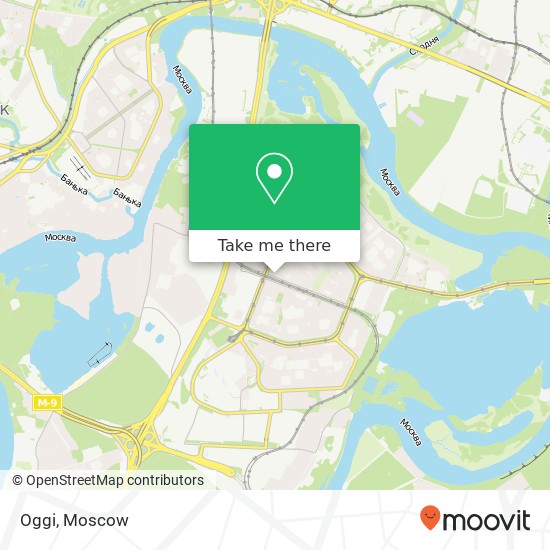 Oggi, Москва 123592 map