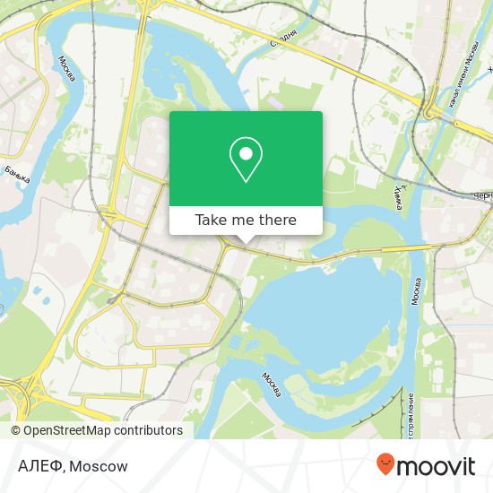 АЛЕФ, Москва 123181 map