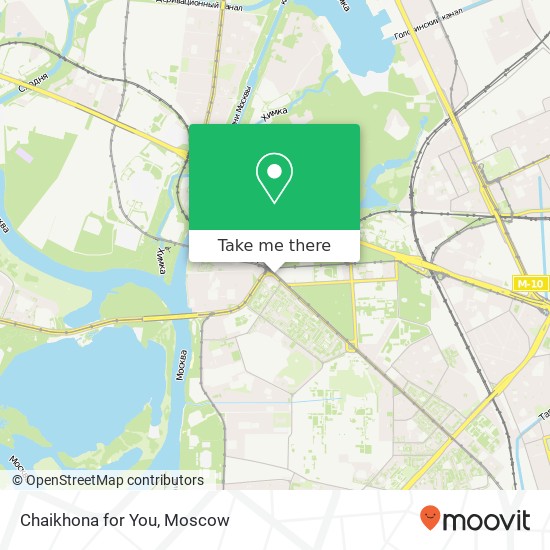 Chaikhona for You, Новощукинская улица Москва 123182 map