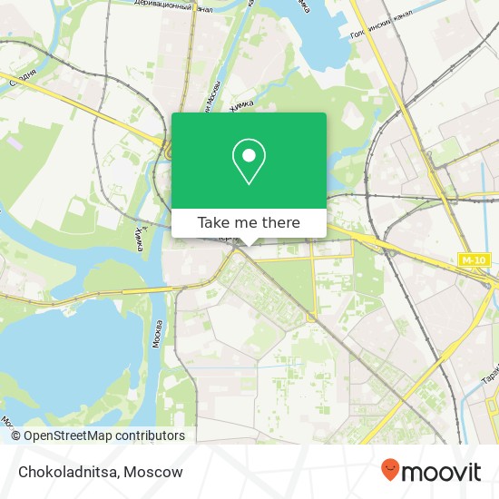 Chokoladnitsa, Щукинская улица Москва 123182 map