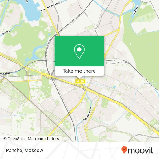 Pancho, Ленинградское шоссе Москва 125315 map