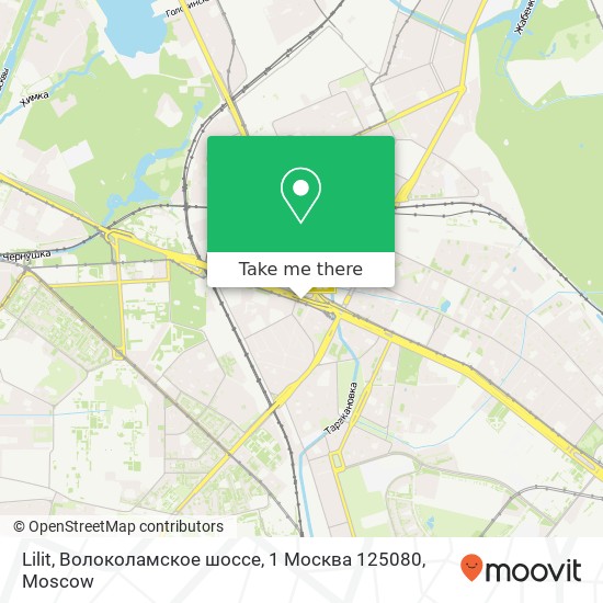 Lilit, Волоколамское шоссе, 1 Москва 125080 map