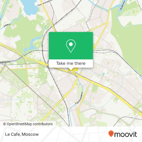 Le Cafe, Ленинградское шоссе Москва 125080 map