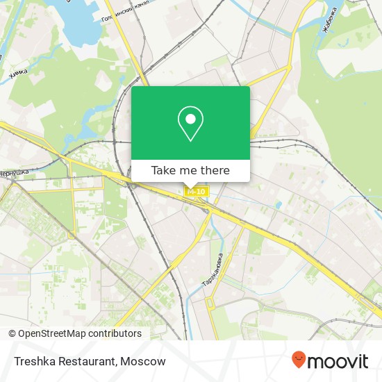 Treshka Restaurant, Ленинградское шоссе Москва 125080 map