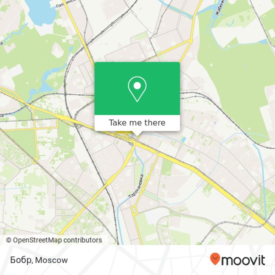 Бобр, Балтийская улица Москва 125315 map