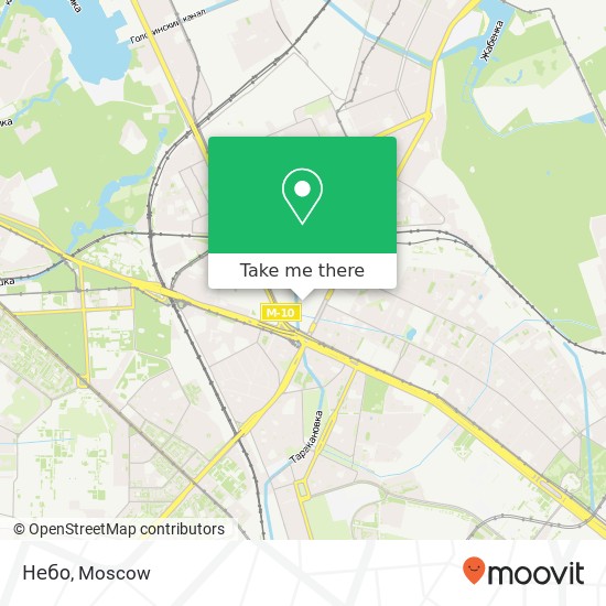 Небо, Москва 125315 map